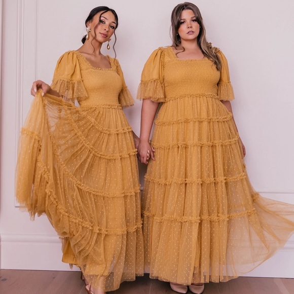 JessaKae Mustard Yellow Maxi Dress - Picture 5 of 16